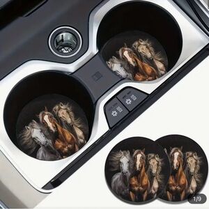 Horse Design Car Coasters